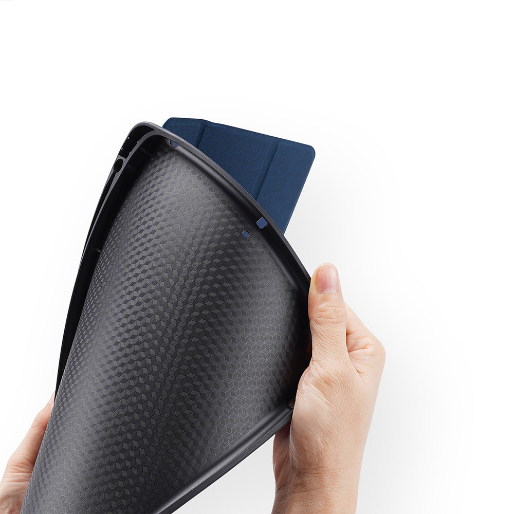 Dux Ducis Domo case med flap og smart sleep til iPad 7 / 8 / 9 10,2'- blå