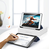 Dux Ducis Domo case med flap og smart sleep til iPad 7 / 8 / 9 10,2'- blå