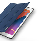 Dux Ducis Domo case med flap og smart sleep til iPad 7 / 8 / 9 10,2'- blå