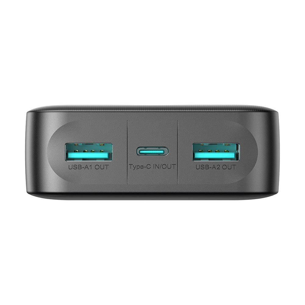 Powerbank Joyroom JR-PBF14 20000mAh 2.4A 2x USB-A 1x USB-C - sort