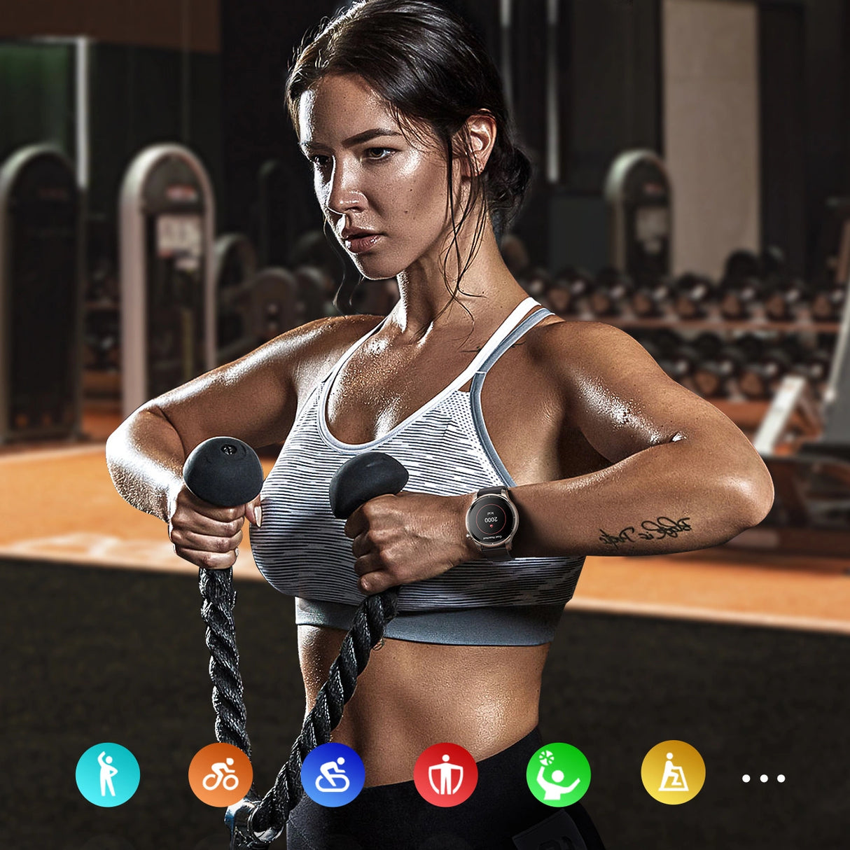 Joyroom Venture-serien JR-FV1 Smartwatch med opkaldsmodtager - Grå