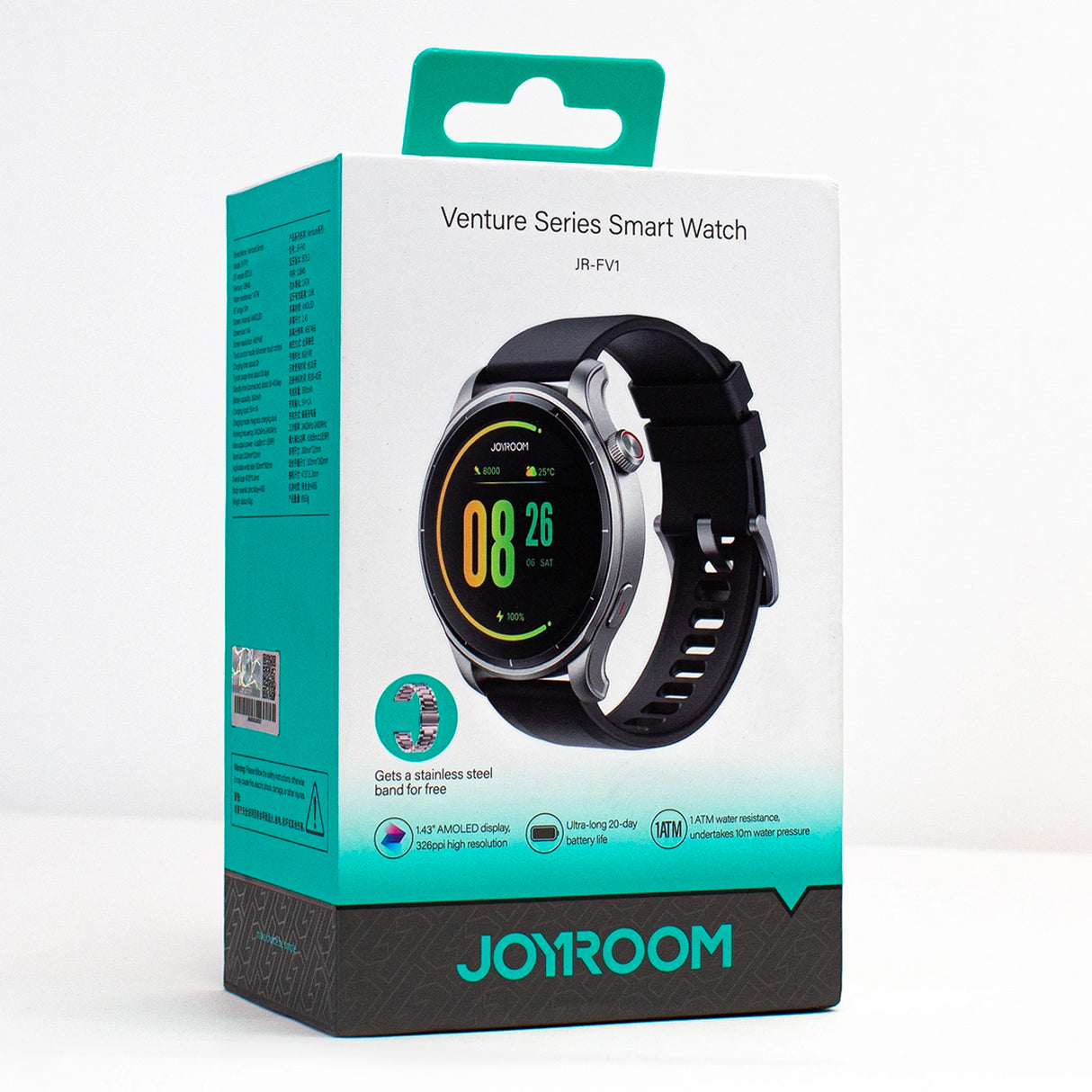 Joyroom Venture-serien JR-FV1 Smartwatch med opkaldsmodtager - Grå