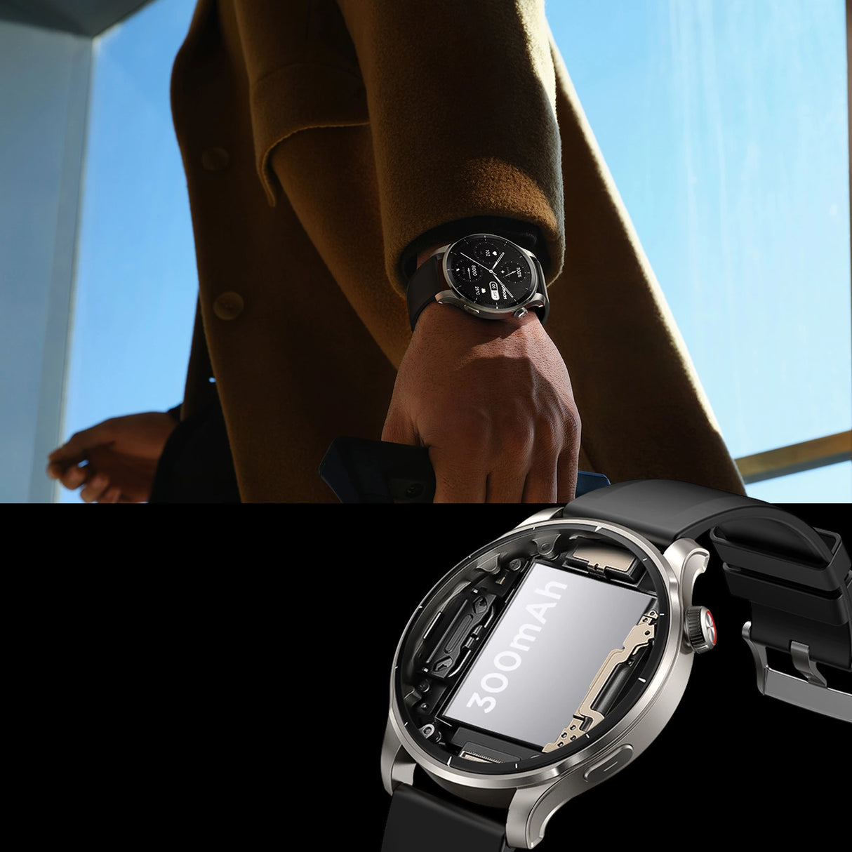 Joyroom Venture-serien JR-FV1 Smartwatch med opkaldsmodtager - Grå