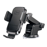 3mk Drive & Charge biltelefonholder til gitter/vindue/cockpit med induktiv oplader - sort