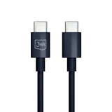 3mk Hyper Cable USB-C / USB-C 100W 1.2m - sort