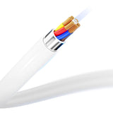 3mk Hyper Cable USB-C / USB-C 100W 2m - hvid