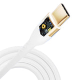 3mk Hyper Silicone Cable USB-C / USB-C 100W 2m - hvid