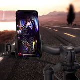 3mk stål cykelholder Hjultelefonholder - sort