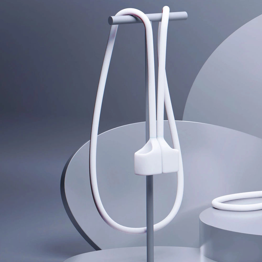 3mk Silicon AirPods Case for AirPods 2 - white