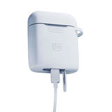 3mk Silicon AirPods Case for AirPods 2 - white