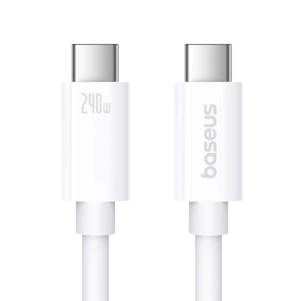 Baseus Superior 2 CB000066 USB-C / USB-C USB4 kabel 240W 1,8m - hvid