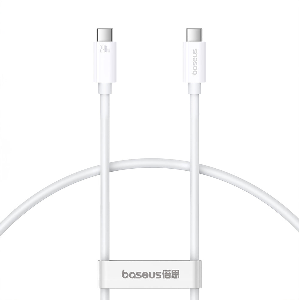 Baseus Superior 2 CB000066 USB-C / USB-C USB4 kabel 240W 1,8m - hvid