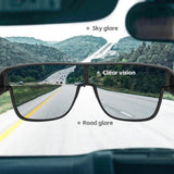 Rockbros SP304 Polarized Cycling Glasses - Black
