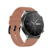 Silikonrem til Huawei Watch GT 2 / 3 / 4 / 2 Pro / 3 Pro / 4 Pro / GT 2e - burgundy
