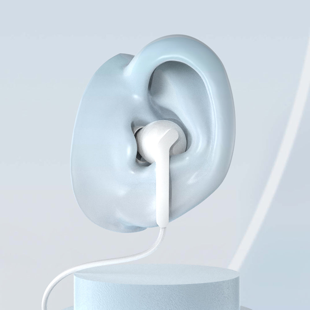 Dudao X3C+ Wired USB-C In-Ear Headphones 1.2m - Hvid