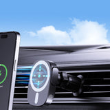 Dudao FW11 biltelefonholder med 15W induktiv oplader til luftventilation/cockpit - sort