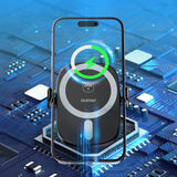 Dudao FW11 biltelefonholder med 15W induktiv oplader til luftventilation/cockpit - sort