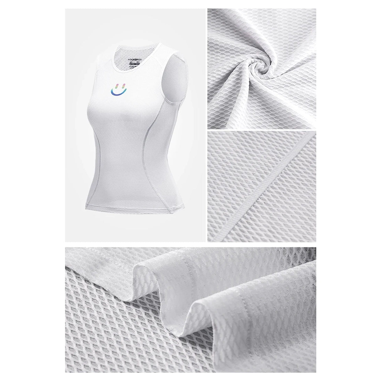 Rockbros YDBX001 hurtigtørrende cykelvest XL / XXL - hvid