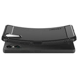 Spigen Rugged Armor Case til Sony Xperia 10 VI - Matte Black
