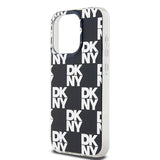 DKNY IML Checkered Mono Pattern case for iPhone 15 Pro - black