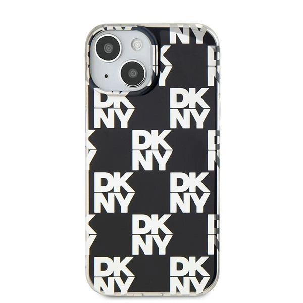 DKNY IML Checkered Mono Pattern case for iPhone 15 / 14 / 13 - black