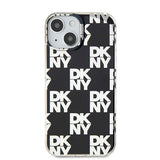 DKNY IML Checkered Mono Pattern case for iPhone 15 / 14 / 13 - black