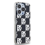 DKNY IML Checkered Mono Pattern case for iPhone 15 Pro Max - black