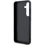 DKNY Leather Mono Stripe & Metal Logo case for Samsung Galaxy S24 - black