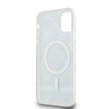 DKNY IML Checkered Mono Pattern & Printed Stripes MagSafe Case for iPhone 11 / Xr - Black