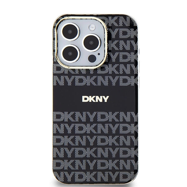 DKNY IML Mono & Stripe MagSafe case for iPhone 13 Pro Max - black