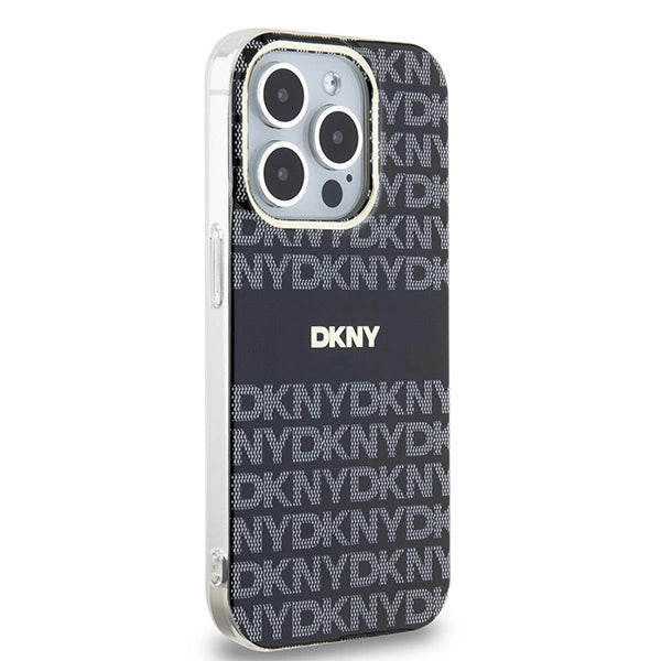 DKNY IML Mono & Stripe MagSafe case for iPhone 13 Pro Max - black