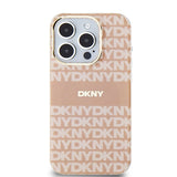 DKNY IML Mono & Stripe MagSafe case for iPhone 13 Pro Max - pink