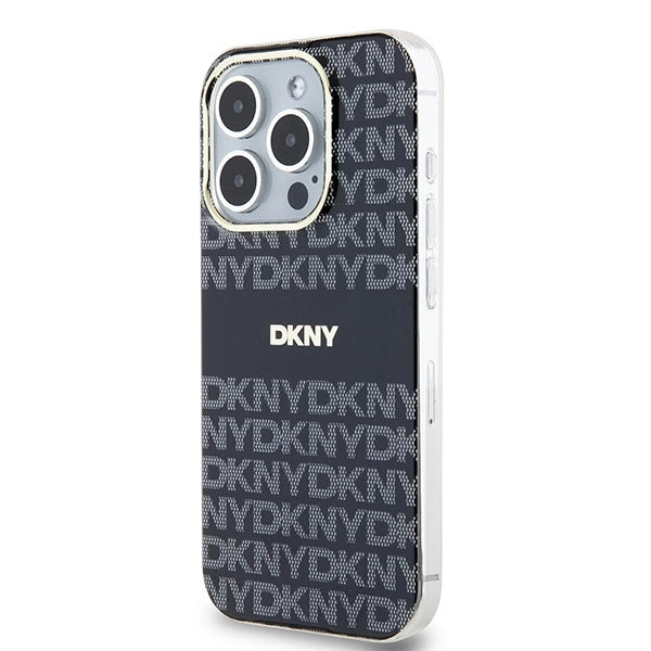 DKNY IML Mono & Stripe MagSafe case for iPhone 14 Pro - black