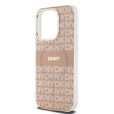 DKNY IML Mono & Stripe MagSafe case for iPhone 14 Pro - pink