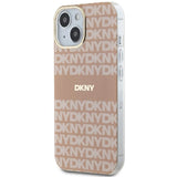 DKNY IML Mono & Stripe MagSafe case for iPhone 15 / 14 / 13 - pink