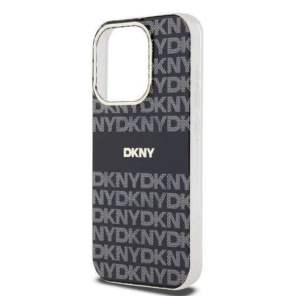 DKNY IML Mono & Stripe MagSafe case for iPhone 14 Pro Max - black