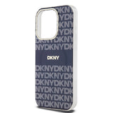 DKNY IML Mono & Stripe MagSafe case for iPhone 15 Pro - blue