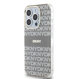 DKNY IML Mono & Stripe MagSafe case for iPhone 15 Pro - beige