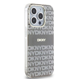 DKNY IML Mono & Stripe MagSafe case for iPhone 15 Pro - beige