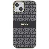 DKNY IML Mono & Stripe MagSafe Case for iPhone 15 Plus / 14 Plus - Black