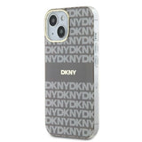 DKNY IML Mono & Stripe MagSafe case for iPhone 15 / 14 / 13 - beige