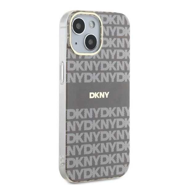 DKNY IML Mono & Stripe MagSafe case for iPhone 15 / 14 / 13 - beige