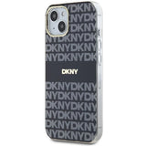 DKNY IML Mono & Stripe MagSafe Case for iPhone 15/14/13 - Black