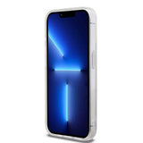 DKNY IML Checkered Mono Pattern & Printed Stripes MagSafe case for iPhone 15 Pro Max - beige