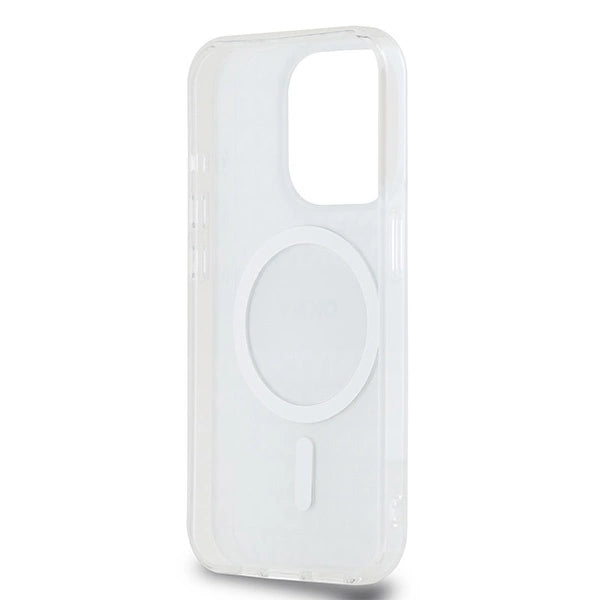 DKNY IML Mono & Stripe MagSafe case for iPhone 15 Pro Max - beige