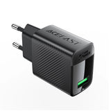 Acefast A90 Charger GaN USB-A QC 18W - sort