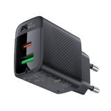 Acefast A78 Charger Network GaN USB-A / USB-C PD 20W - sort