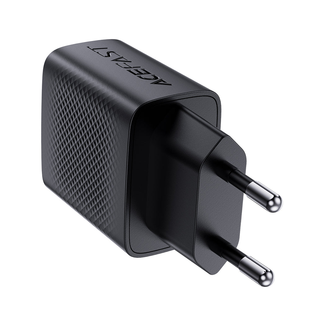 Acefast A78 Charger Network GaN USB-A / USB-C PD 20W - sort