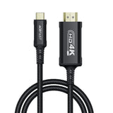Acefast C1 USB-C/HDMI Videokabel 4K 60Hz HDR 1,8 m - sort