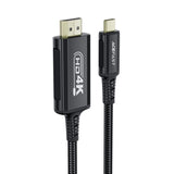 Acefast C1 USB-C/HDMI Videokabel 4K 60Hz HDR 1,8 m - sort